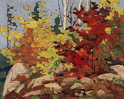 Autumn Scene, c.1916 | Tom Thomson | Gemälde Reproduktion