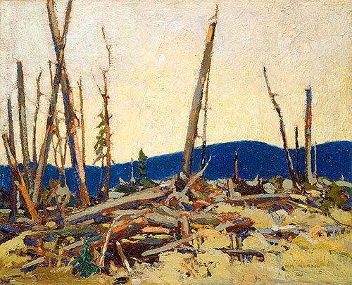 Burnt Land, 1915 | Tom Thomson | Gemälde Reproduktion