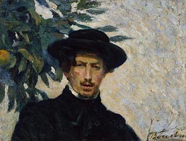 Self-Portrait, 1905 by Umberto Boccioni | Painting Reproduction