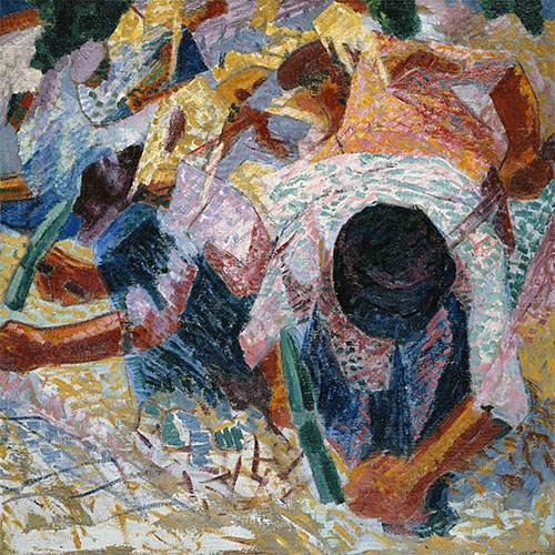 The Street Pavers, 1914 | Umberto Boccioni | Painting Reproduction