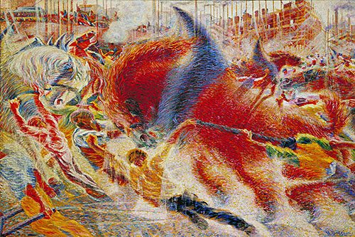 The City Rises, 1910 | Umberto Boccioni | Painting Reproduction