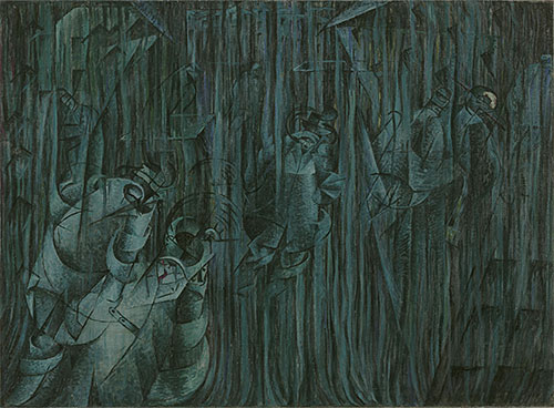 States of Mind III: Those Who Stay, 1911 | Umberto Boccioni | Gemälde Reproduktion