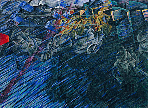 States of Mind II: Those Who Go, 1911 | Umberto Boccioni | Painting Reproduction