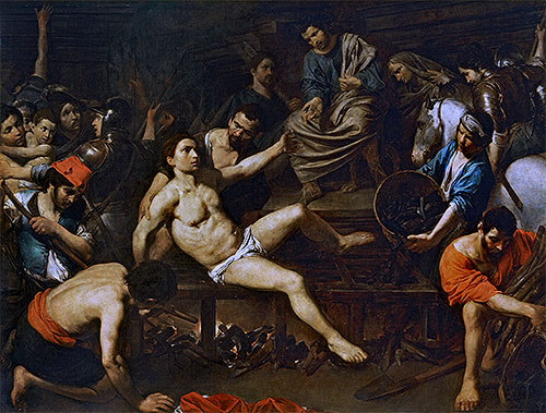 The Martyrdom of Saint Laurence, c.1621/22 | Valentin de Boulogne | Painting Reproduction
