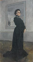 Portrait of M.N. Ermolova, 1905 by Valentin Serov | Painting Reproduction