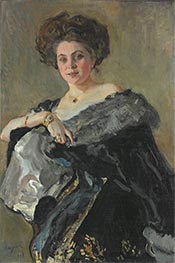 Porträt von Evdokia Sergeevna Morozova | Valentin Serov | Gemälde Reproduktion