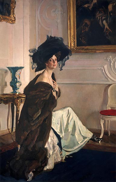 Portrait of Princess Olga Orlova, 1911 | Valentin Serov | Painting Reproduction