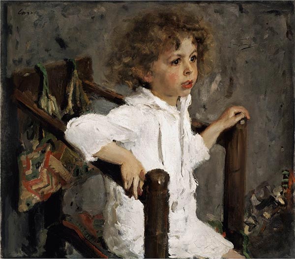 Portrait of Mika Morozov, 1901 | Valentin Serov | Painting Reproduction