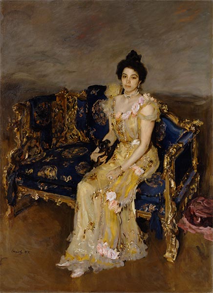 Portrait of Sophia Botkina, 1899 | Valentin Serov | Painting Reproduction
