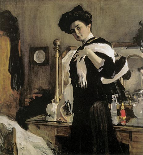 Portrait of Henrietta Girshman, 1907 | Valentin Serov | Painting Reproduction