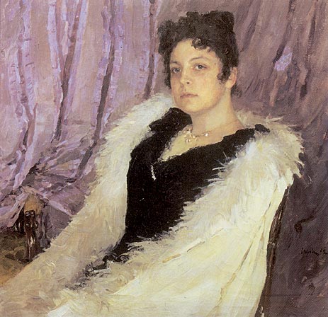 Portrait of Zinaida Moritz, 1892 | Valentin Serov | Gemälde Reproduktion