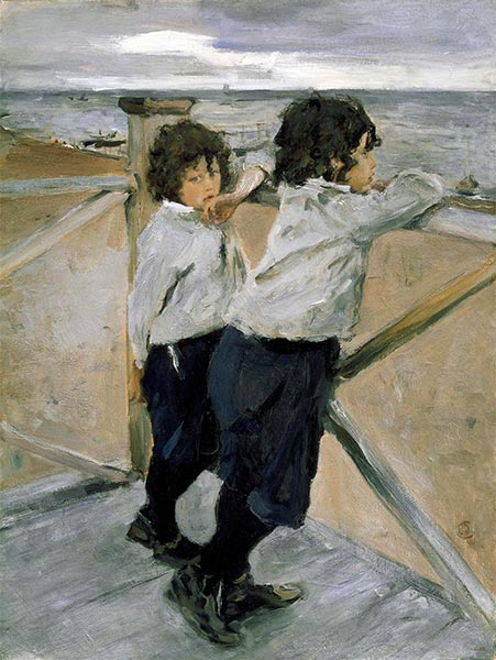 Zwei Jungen, 1899 | Valentin Serov | Gemälde Reproduktion