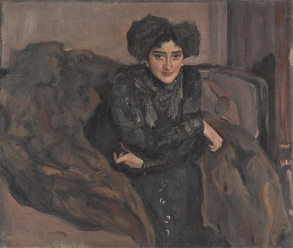 Porträt von Evdokia Loseva, 1903 | Valentin Serov | Gemälde Reproduktion