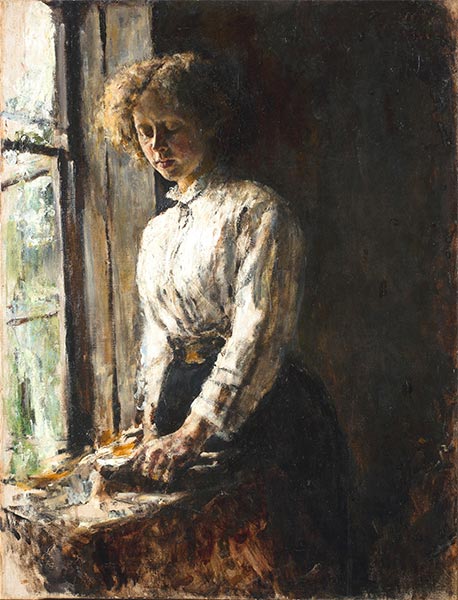Am Fenster | Valentin Serov | Gemälde Reproduktion