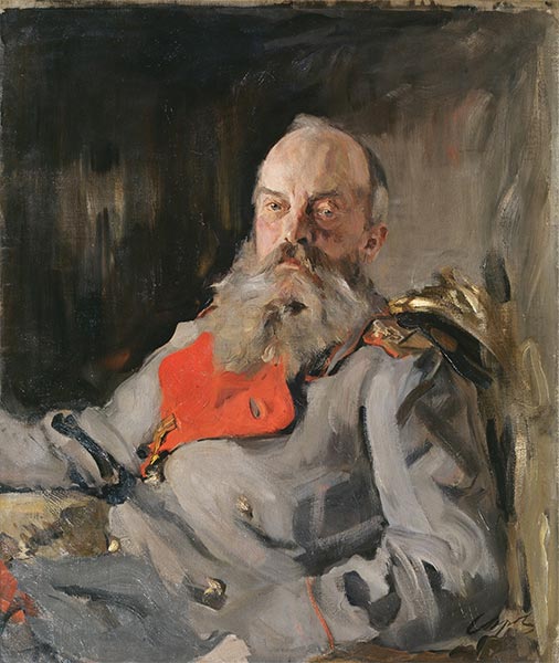 Porträt des Großfürsten Michail Nikolajewitsch, 1900 | Valentin Serov | Gemälde Reproduktion