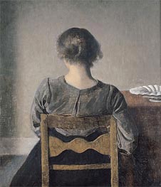 Rest, 1905 von Hammershoi | Gemälde-Reproduktion