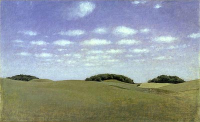Landscape from Lejre, 1905 | Hammershoi | Painting Reproduction