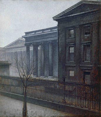 From the British Museum. Winter, 1906 | Hammershoi | Gemälde Reproduktion