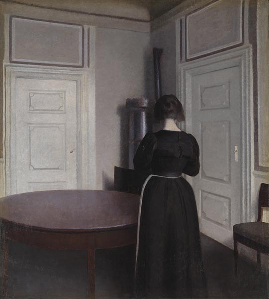 Interior, 1899 | Hammershoi | Painting Reproduction