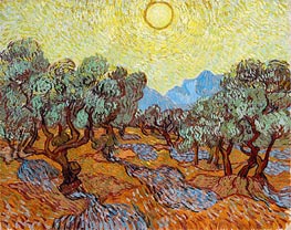 Olive Trees, 1889 by Vincent van Gogh | Painting Reproduction