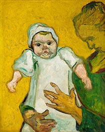 Madame Roulin and Her Baby, 1888 by Vincent van Gogh | Painting Reproduction