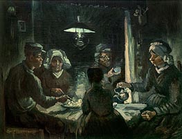 Die Kartoffelesser | Vincent van Gogh | Gemälde Reproduktion