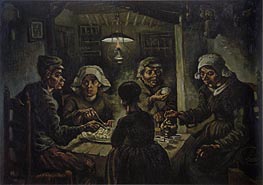 The Potato Eaters, 1885 von Vincent van Gogh | Gemälde-Reproduktion