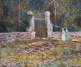 Entrance to the Voyer-d'Argenson Park at Asnieres | Vincent van Gogh | Painting Reproduction