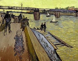 The Bridge Trinquetaille in Arles | Vincent van Gogh | Gemälde Reproduktion
