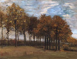 Autumn Landscape | Vincent van Gogh | Gemälde Reproduktion