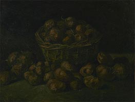 Korb von Kartoffeln, 1885 von Vincent van Gogh | Gemälde-Reproduktion