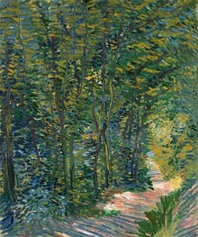 Weg im Holz | Vincent van Gogh | Gemälde Reproduktion