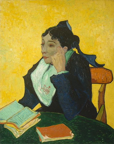 Die Arlesienne: Frau Joseph-Michel Ginoux, c.1888/89 | Vincent van Gogh | Gemälde Reproduktion