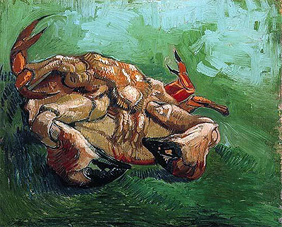 Krabbe auf dem Rücken, 1889 | Vincent van Gogh | Gemälde Reproduktion