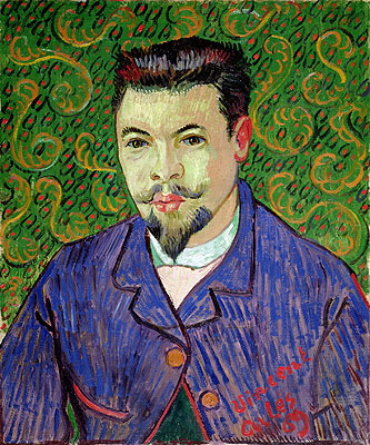 Portrait of Doctor Felix Rey, 1889 | Vincent van Gogh | Painting Reproduction