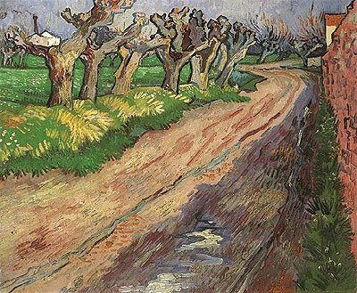 Pollard Willows, 1889 | Vincent van Gogh | Gemälde Reproduktion