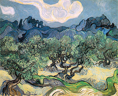The Olive Trees, 1889 | Vincent van Gogh | Gemälde Reproduktion