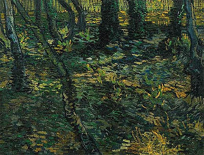 Undergrowth with Ivy, 1889 | Vincent van Gogh | Gemälde Reproduktion