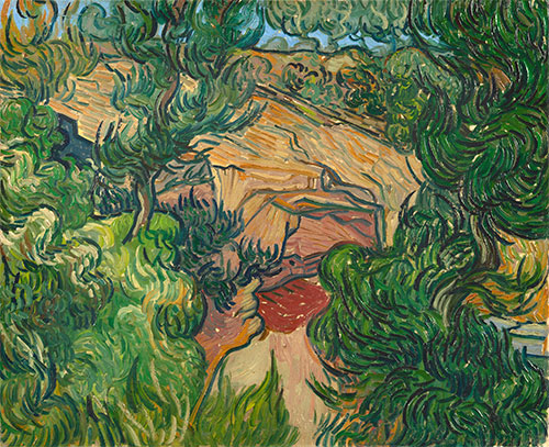 Einfahrt zu einem Steinbruch | Vincent van Gogh | Gemälde Reproduktion