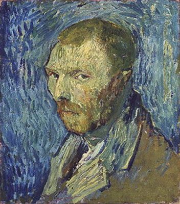 Self Portrait, 1889 | Vincent van Gogh | Gemälde Reproduktion