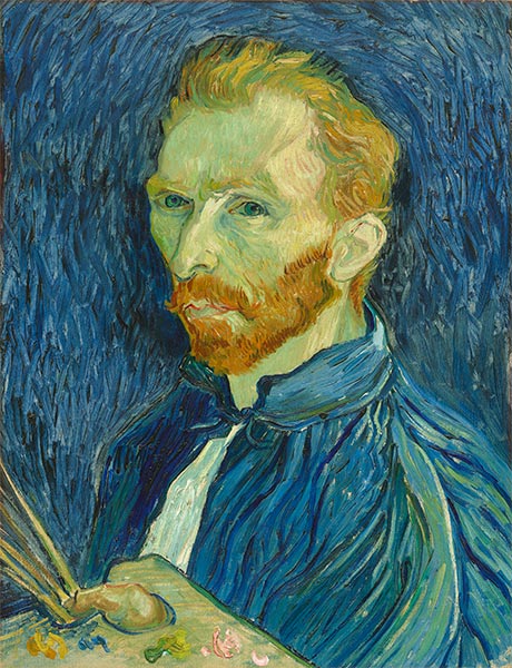 Self Portrait, 1889 | Vincent van Gogh | Painting Reproduction