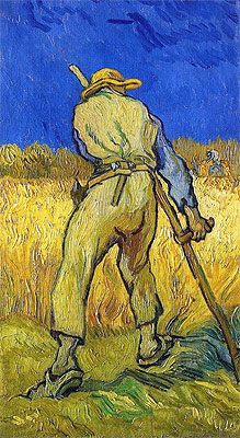 The Reaper (after Millett), 1889 | Vincent van Gogh | Painting Reproduction