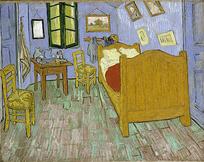 Vincent's Bedroom in Arles, 1889 | Vincent van Gogh | Gemälde Reproduktion