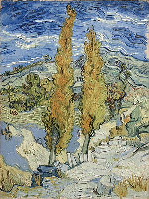 The Poplars at Saint-Remy | Vincent van Gogh | Painting Reproduction