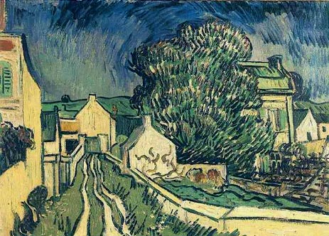 Das Haus von Père Pilon, 1890 | Vincent van Gogh | Gemälde Reproduktion