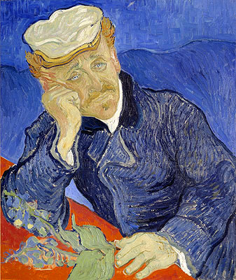 Portrait of Doctor Gachet, 1890 | Vincent van Gogh | Painting Reproduction