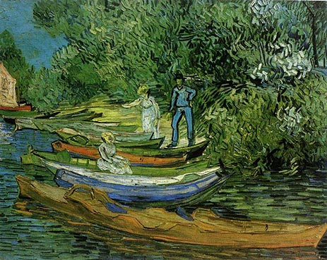 Bank of the Oise at Auvers | Vincent van Gogh | Painting Reproduction