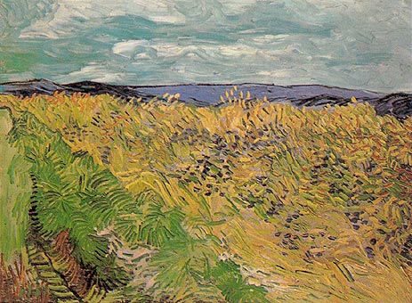 Wheat Field with Cornflowers | Vincent van Gogh | Painting Reproduction