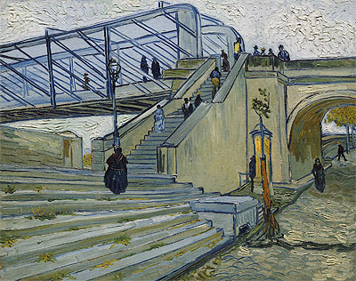 The Trinquetaille Bridge, 1888 | Vincent van Gogh | Gemälde Reproduktion