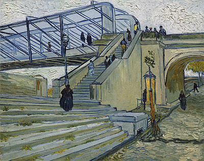 The Trinquetaille Bridge | Vincent van Gogh | Painting Reproduction
